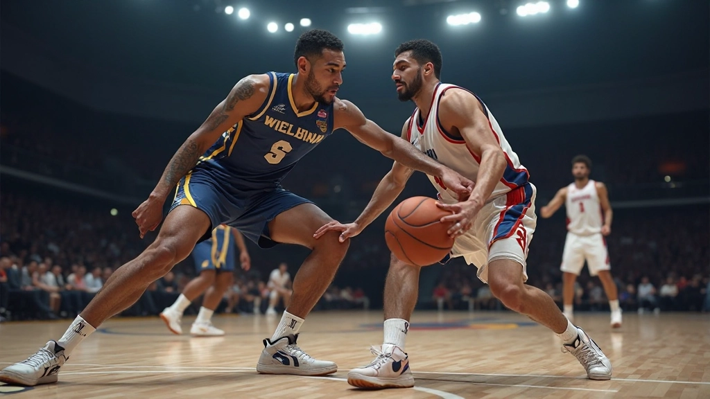 لاعبو دفاع يتبادلون مراقبة خصومهم في حركة تبديل سريعة وفعالة